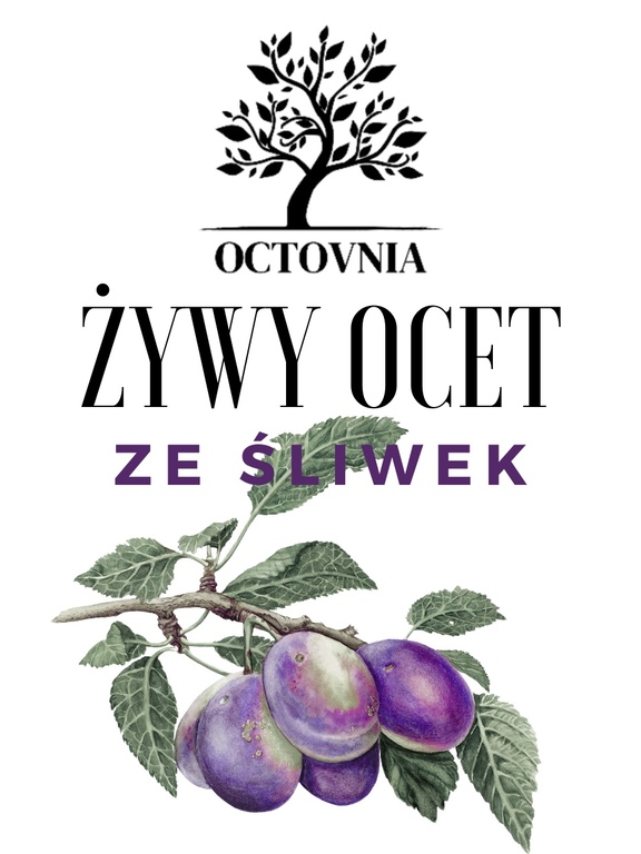 Żywy ocet ze śliwek